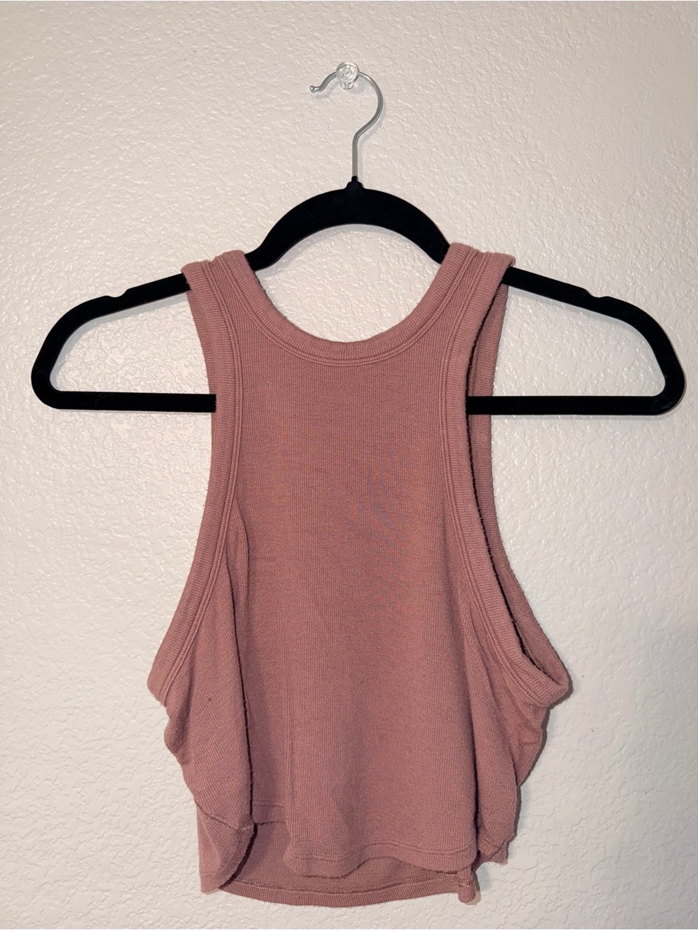 lululemon athletica Ribbed Racerback Crop Tank - Mauve